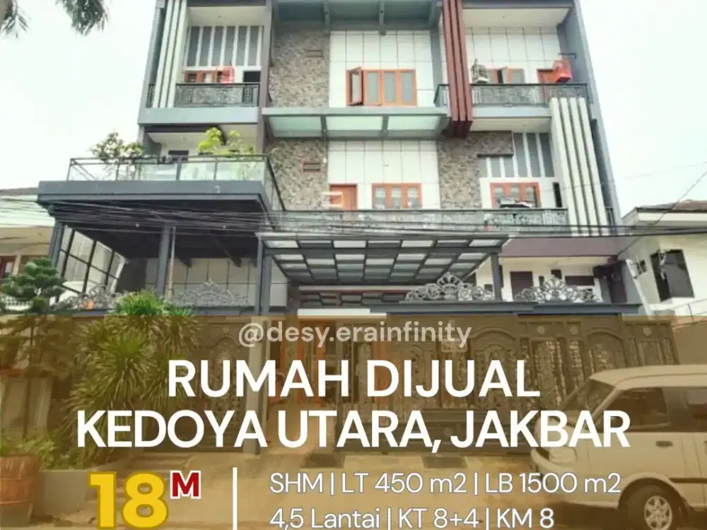 Dijual Rumah di Kedoya Utara, Kec. Kebon Jeruk, Jakarta Barat