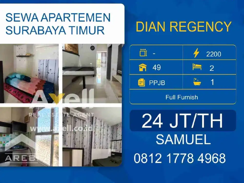 Apartemen Dian Regency Disewakan