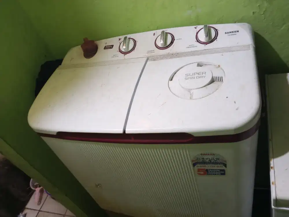 Dijual mesin cuci merk sanken