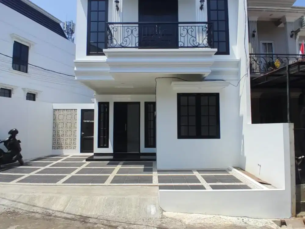 rumah siap huni 4 kamar tidur dalam cluster, kemanan 24 jam