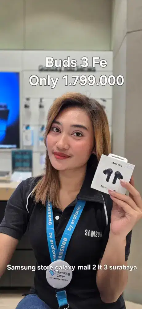 Promo first launch Galaxy buds 3 fe