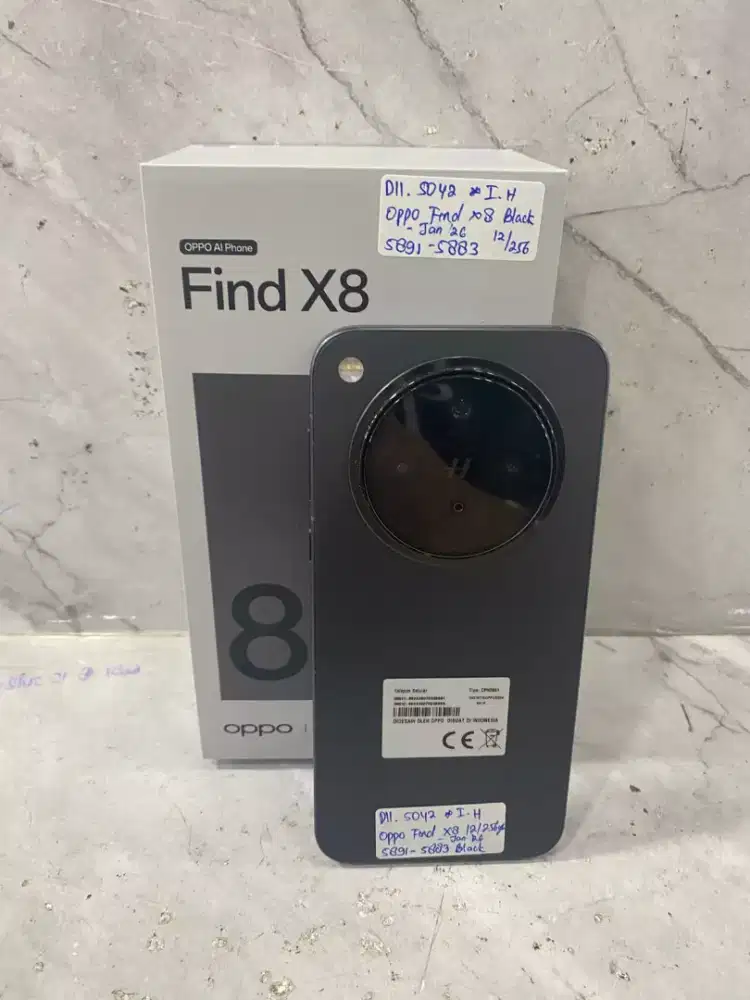 Di jual HP OPPO FIND X8 warna BLACK RAM 12GB ROM 256GB