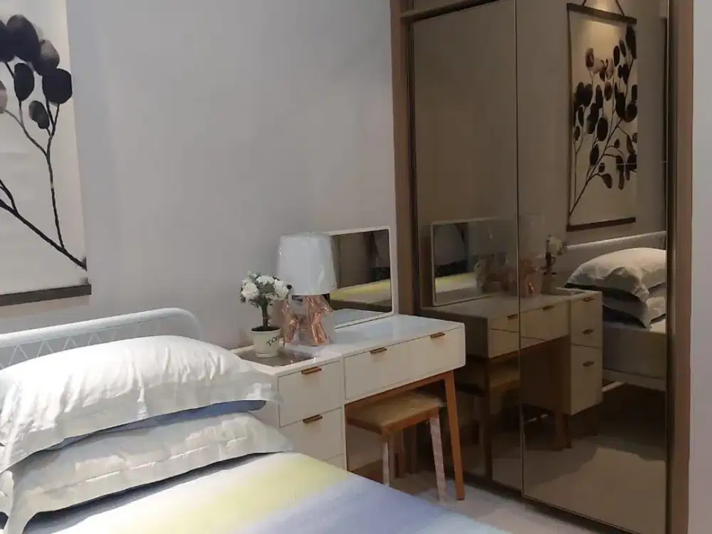 Dijual Cepat Apartemen Puri Mansion 1BR Full Furnished, Kembangan