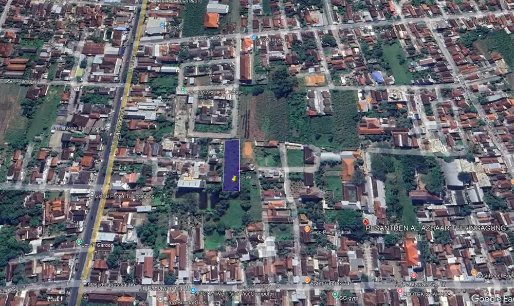 Lahan Strategis Dekat jalan propinsi dan RSUD