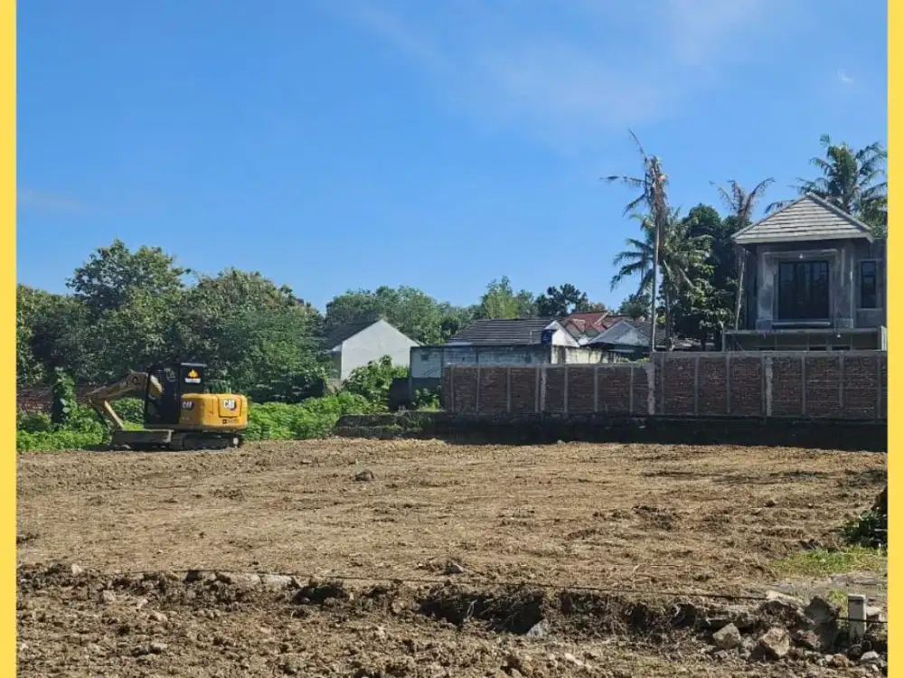 Tanah Gamping SHM Pekarangan Siap Bangun Cocok Villa AJB Notaris