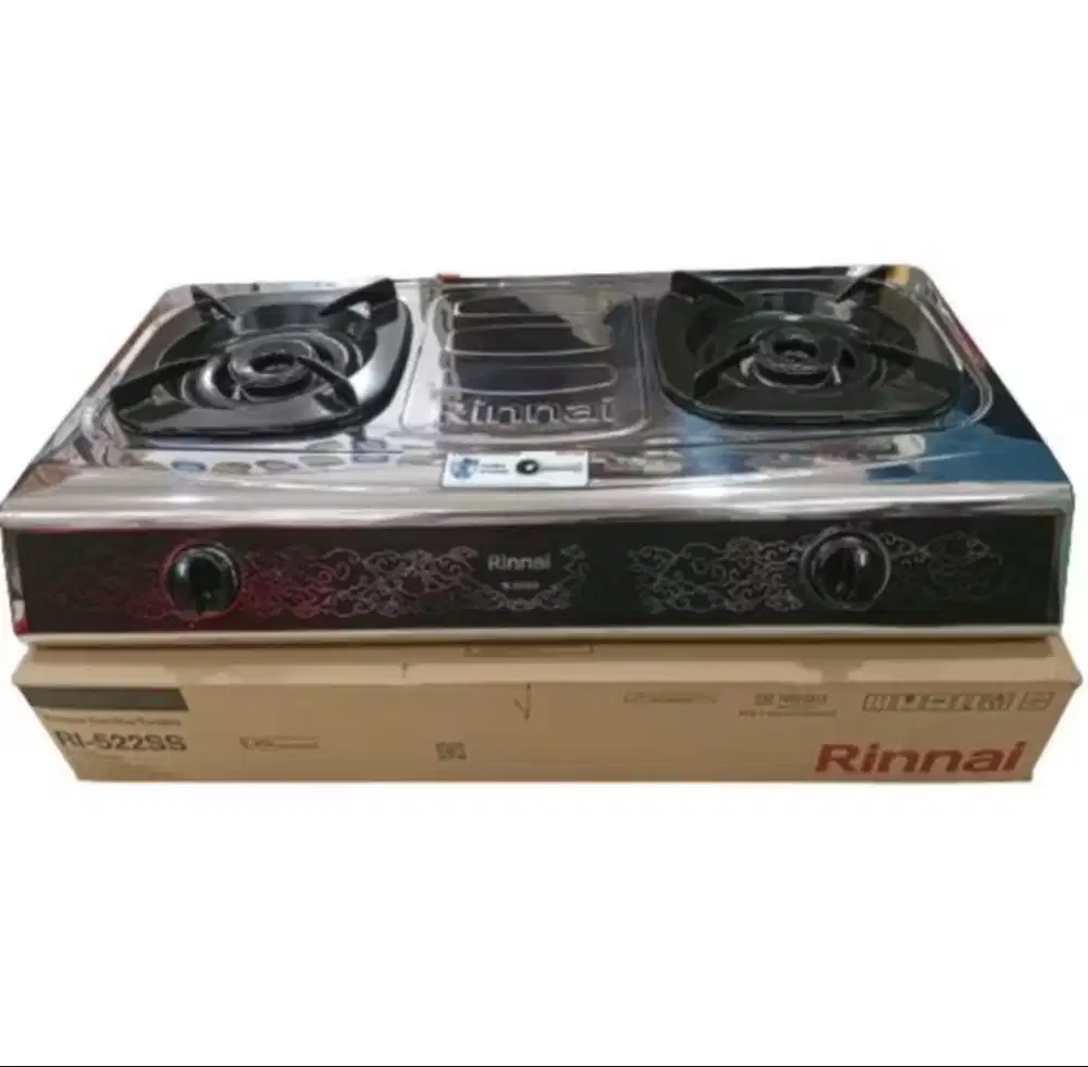 Kompor Gas 2 tungku - Rinnai-522SS