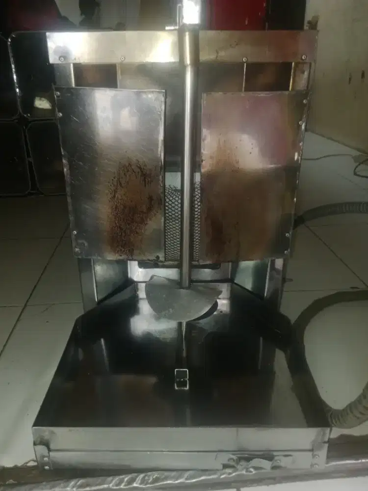 Di jual burner kebab, wajan stainleess, kompor rinnai 2 tungku