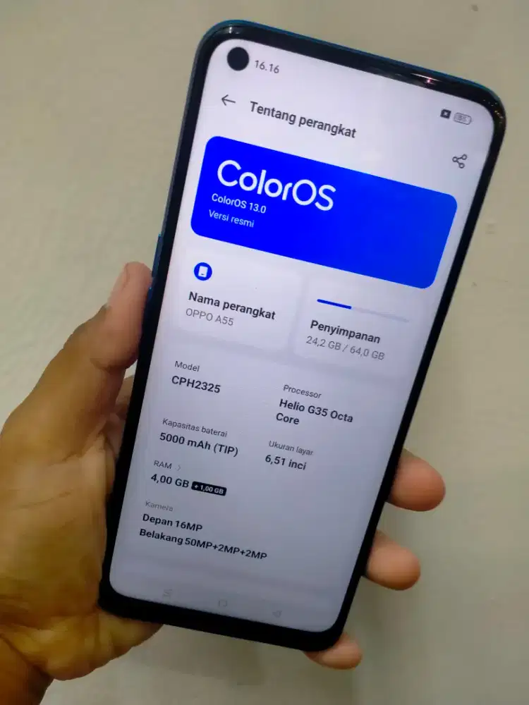 HP OPPO A55 RAM 4+4/64GB