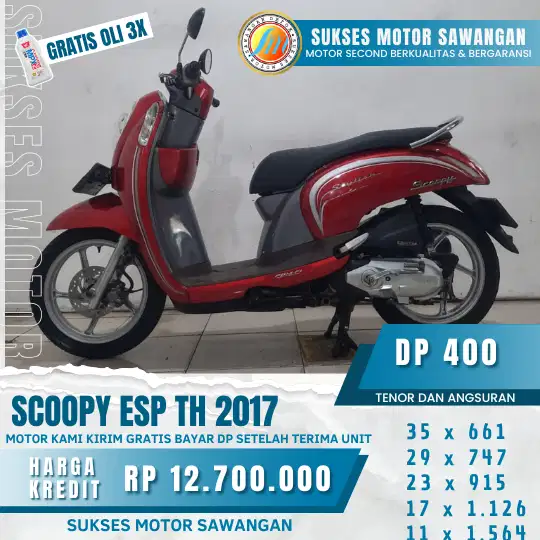 DAPATKAN DISKON MENARIK DI SUKSES MOTOR, DP MULAI 400 RB,PROMO MOKAS