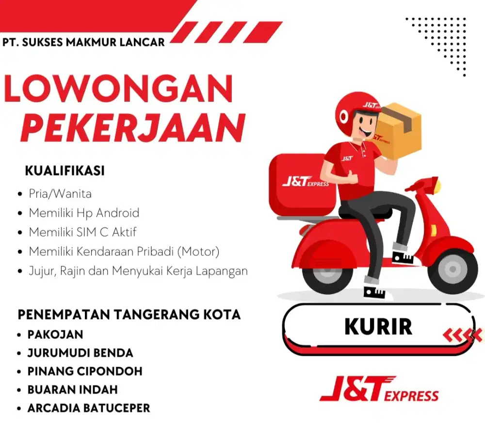 Loker kurir area Tangerang kota