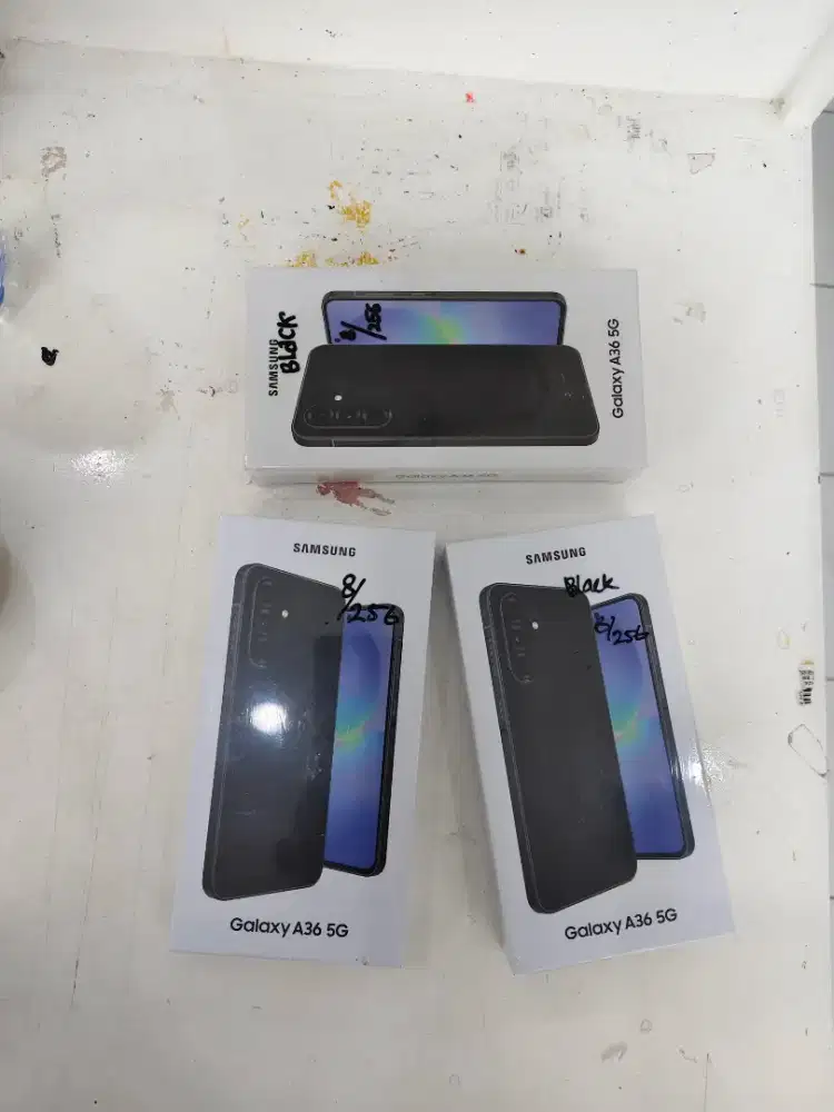 Samsung A36 5g 8/256 New segel ready warna hitam