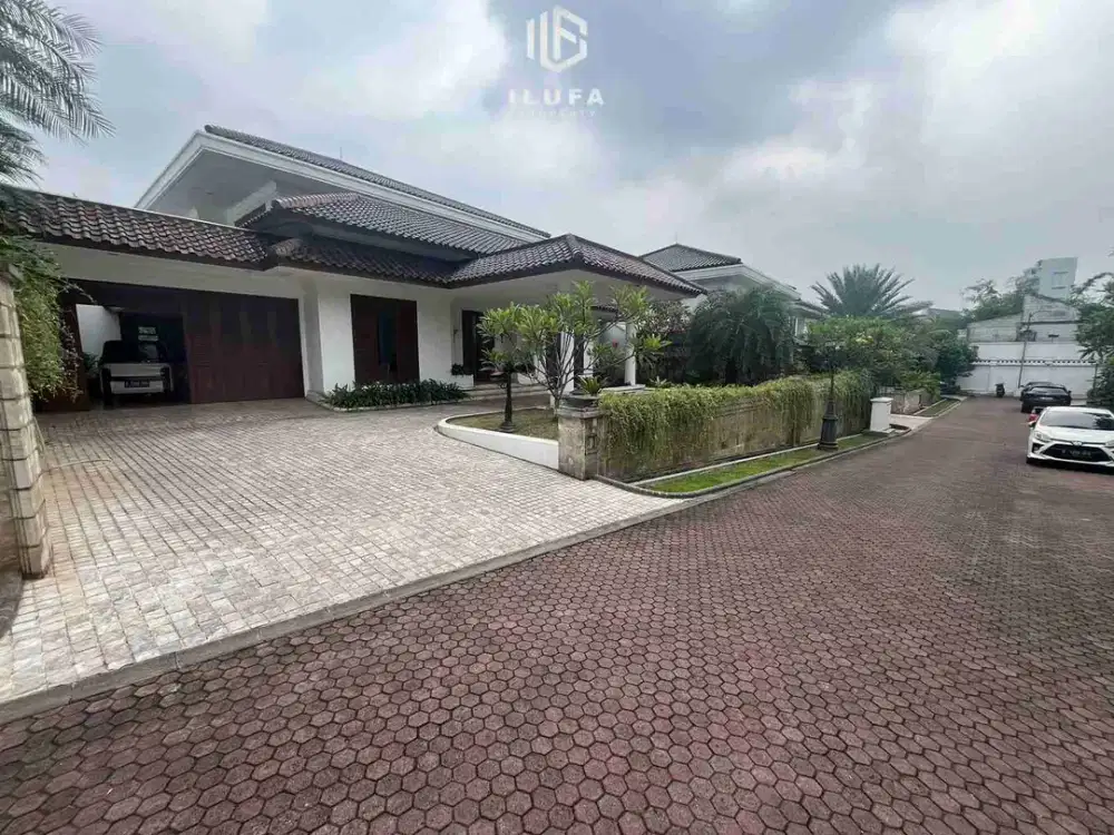dijual rumah dalam compound backyard luas lokasi kemang pejaten