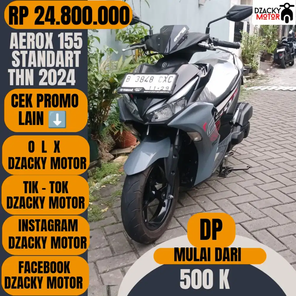AEROX 155 STD TAHUN 2024 SECOND LIKE NEW