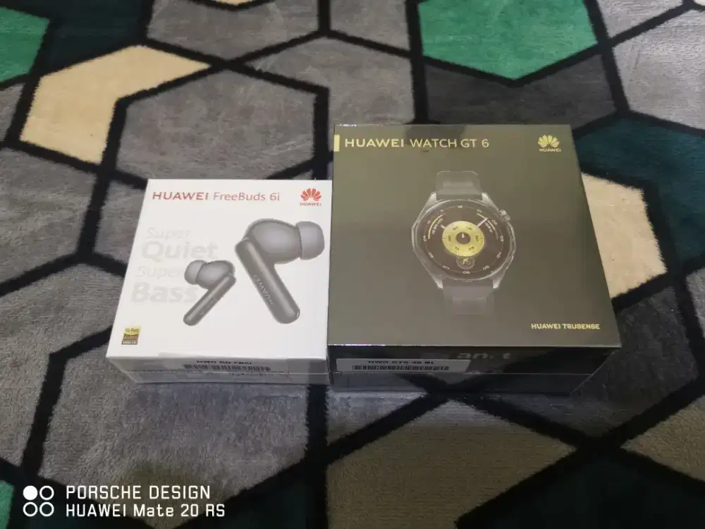 Huawei Watch Gt 6 + Freebuds 6i New Garansi Resmi Indonesia