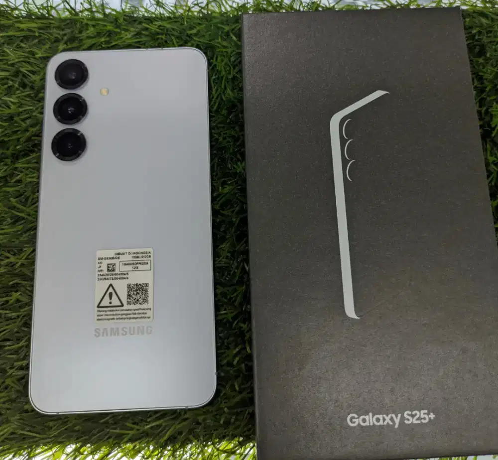 Samsung S25+ Ram 12/512gb fullset ori super mulus likenew