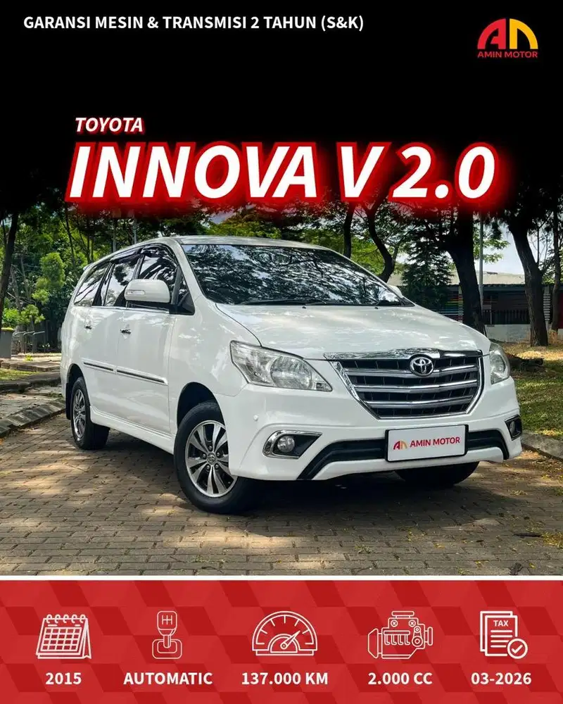 Toyota Kijang Innova V 2.0 A/T 2015