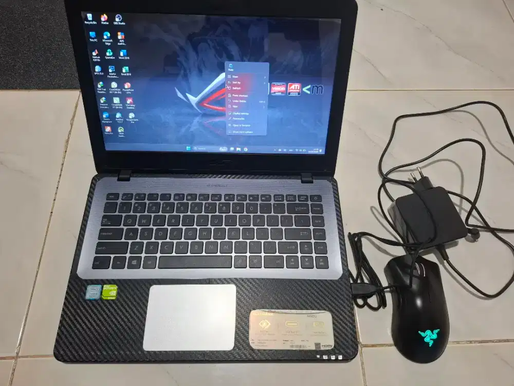 Dijual Laptop Asus A442u Core i5 Nvidia