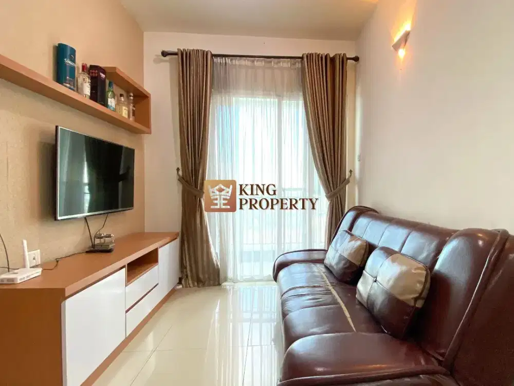 Cuma Satu! Termurah 1BR 42m2 Green Bay Pluit Furnished Lengkap View Kota Condominium Greenbay