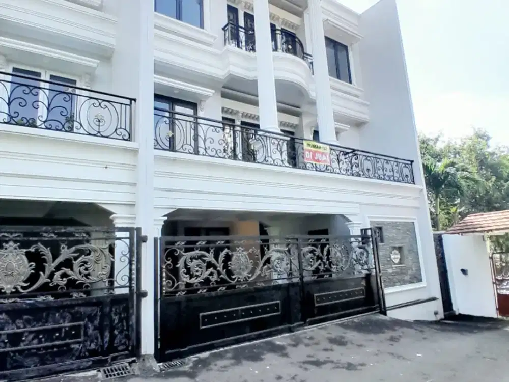 rumah baru bergaya eropa di kebagusan jakarta selatan harga 3,3 m nego