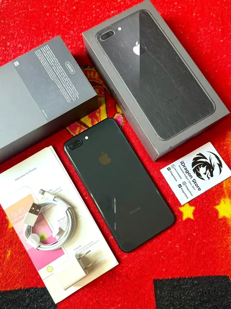 iphone 8 Plus 256gb Space Grey Sinyal aman Permanen ex Kemenperin