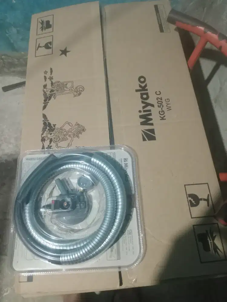 Kompor miyako 2 mata + selangnya