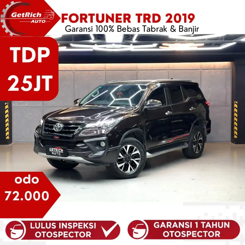 Tdp 25Jt Toyota Fortuner 2.4 VRZ TRD AT 2019