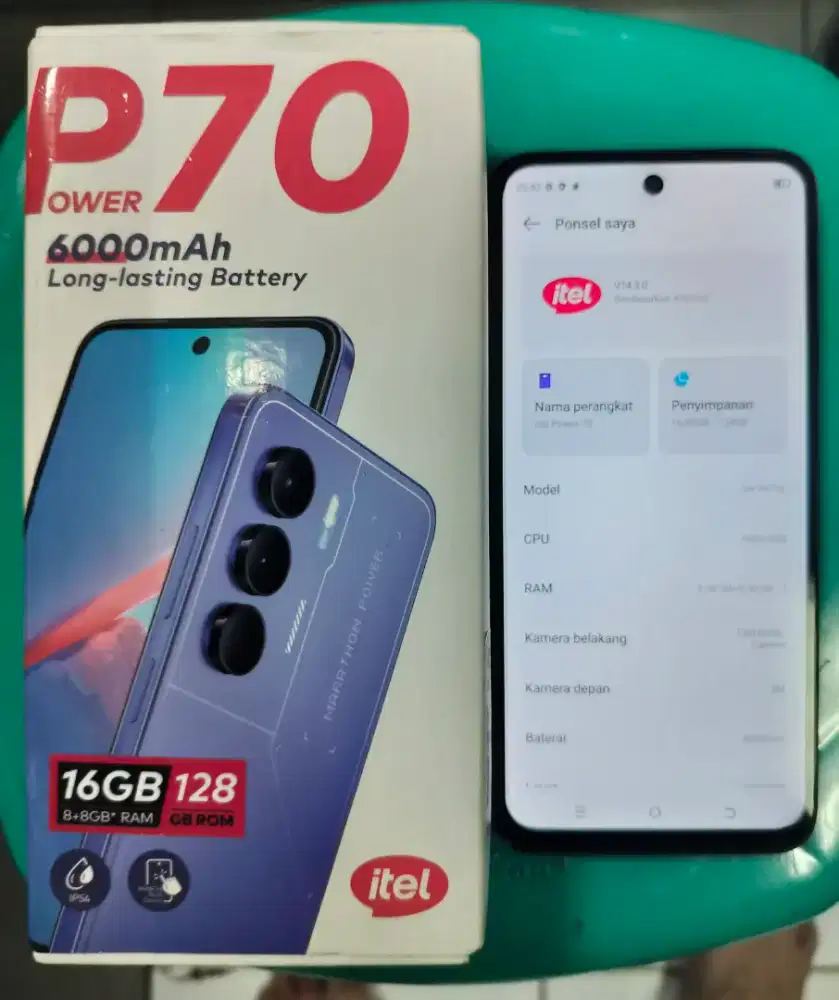 ITEL P70 POWER 8+8/128Gb HP+DUS AJA