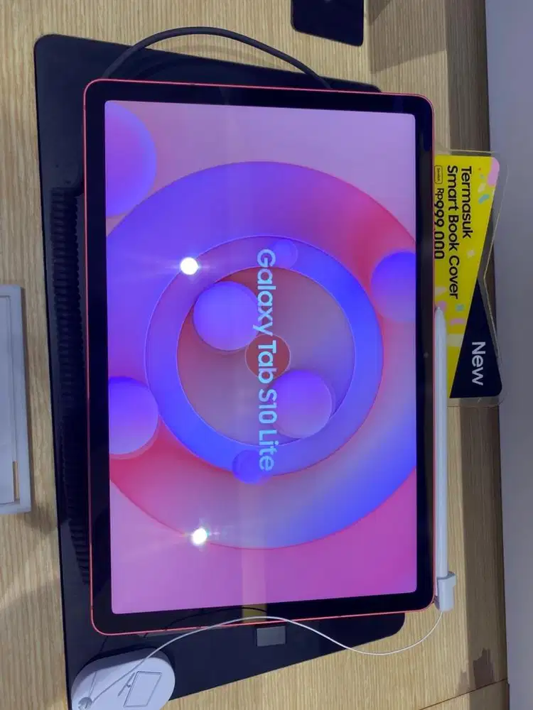 Ready Samsung Tab s10 lite free pen +cover
