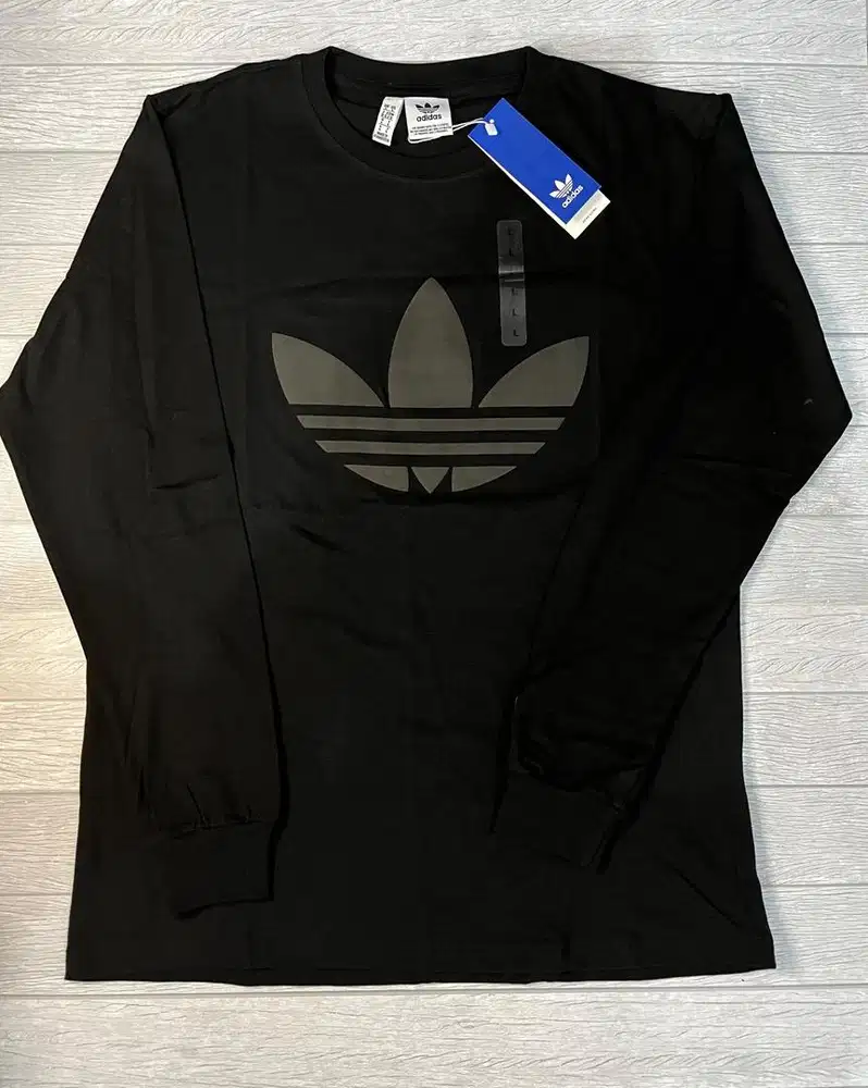 Kaos adidas lengan panjang L