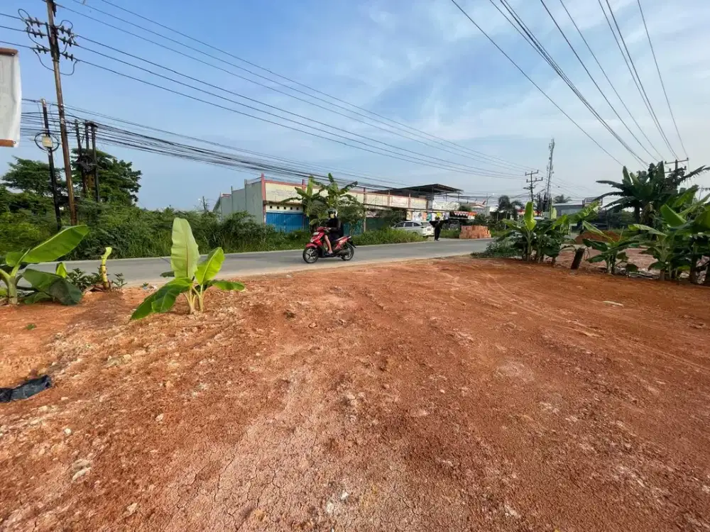 Tanah Murah Kota Palembang Pinggir Jalan Mata Merah