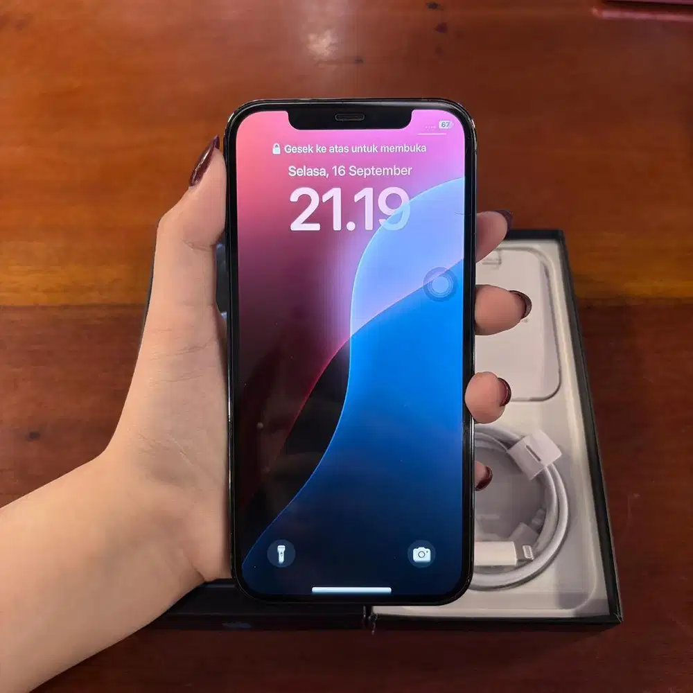 Iphone 12 Pro 128GB Fullset Lengkap