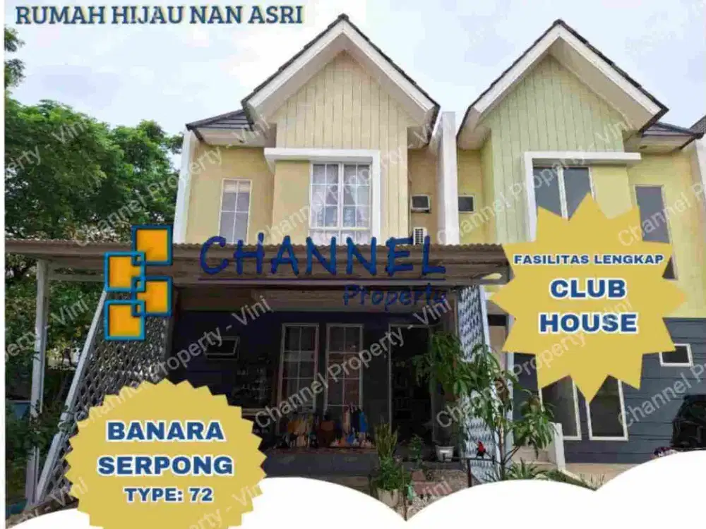 Jual Rumah Cluster Siap Huni Banara Serpong Tangsel, Fl