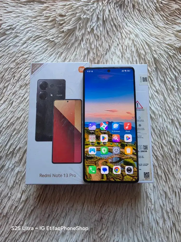 Redmi Note 13 Pro 8/256 Fullset Garansi Xiaomi Note13pro Note13 13pro