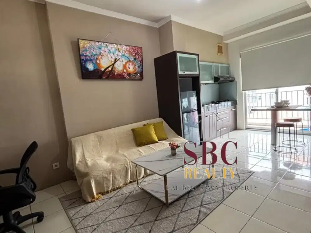 Disewakan unit Mediterania Garden Residence 2 Furnished Cantik Tipe 2BR dan Best View
