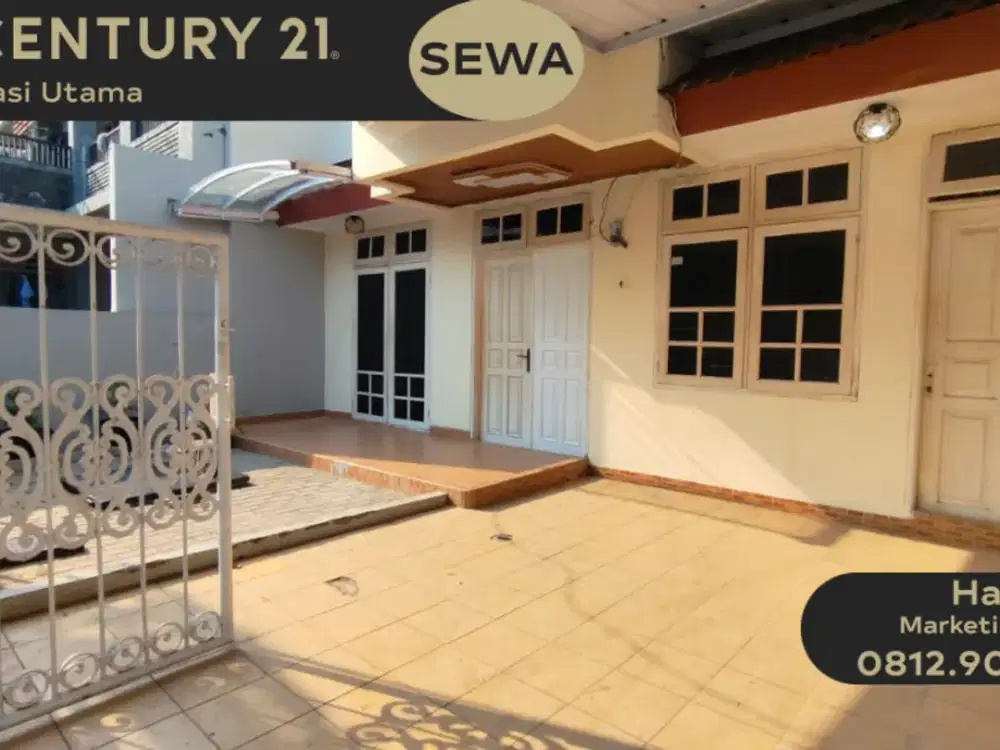 DISEWAKAN RUMAH 2 LANTAI DI PULO MAS JAKARTA TIMUR