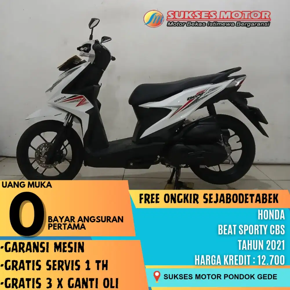 HONDA BEAT SPORTY CBS TAHUN 2021
