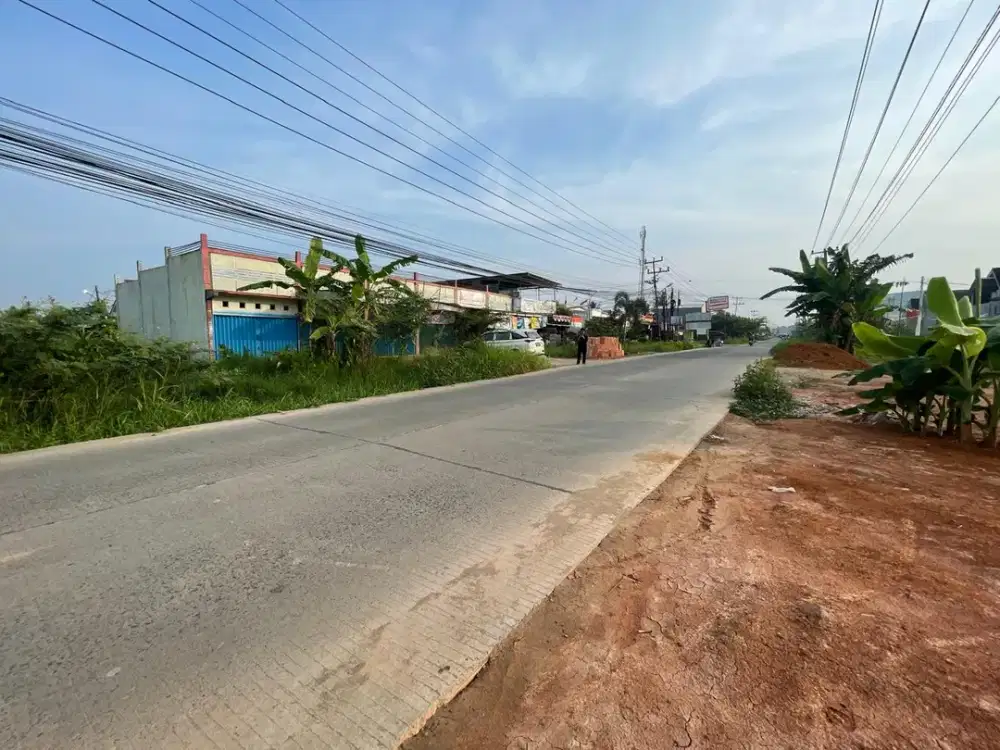 Tanah Pinggir Jalan Kota Palembang harga 280JT. Cocok Ruko