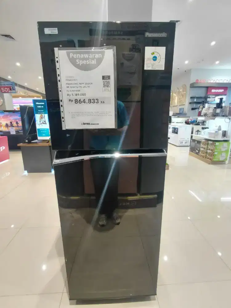 PANASONIC REFF 2DOOR NR-B B211Q-PK 210LTR