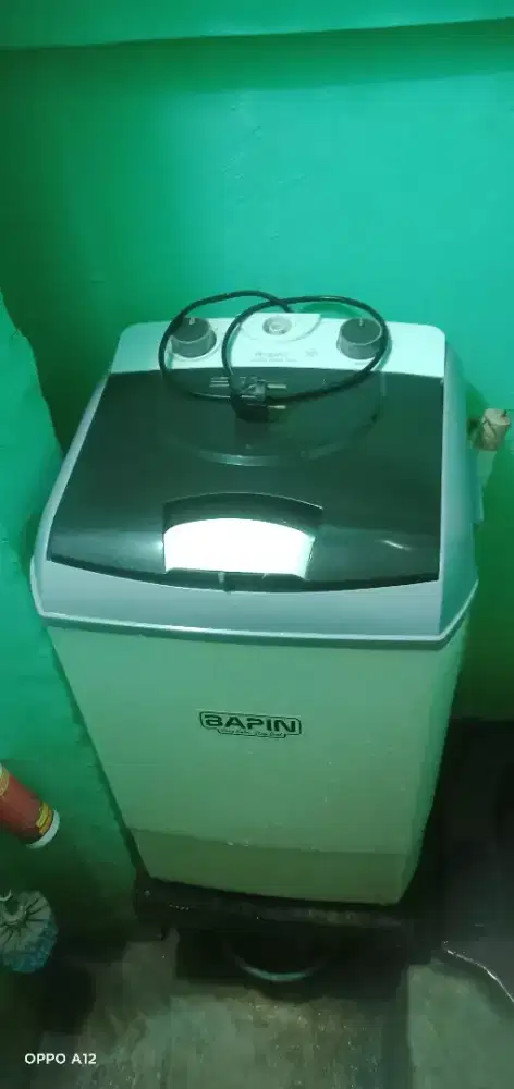 Mesin cuci mini portable kapasitas ukuran 4,5kg jual aj kondisi normal