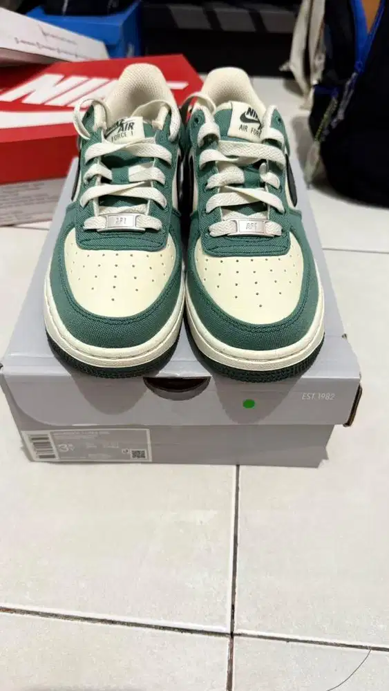 air force 1 coconut milk vintage green