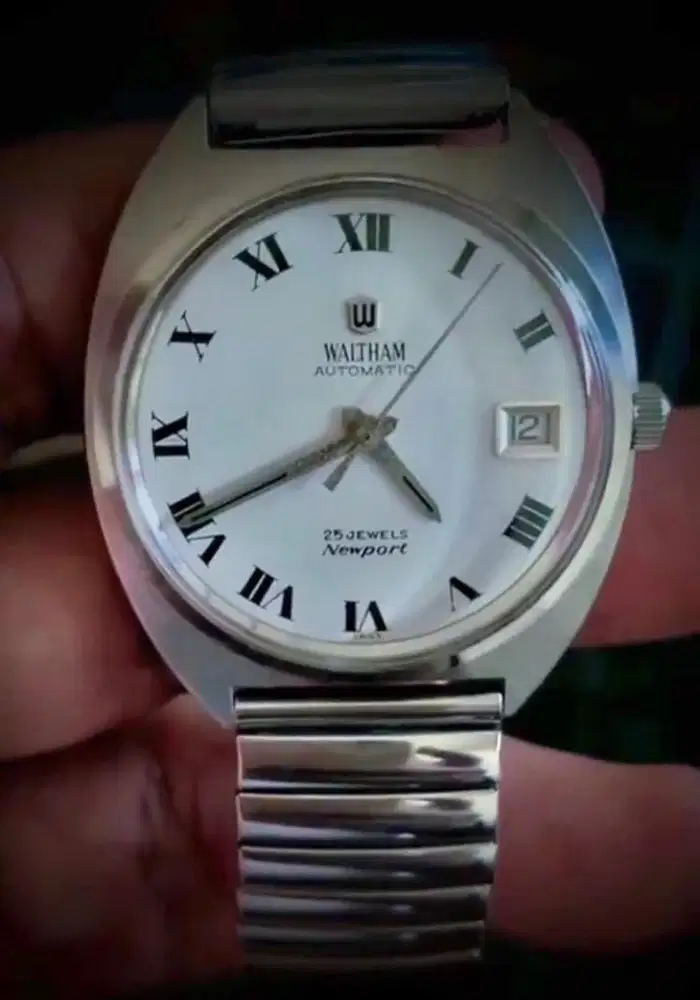 Waltham Newport Automatic Satin Dial.