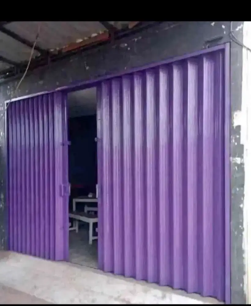 Folding gate rolling door murah