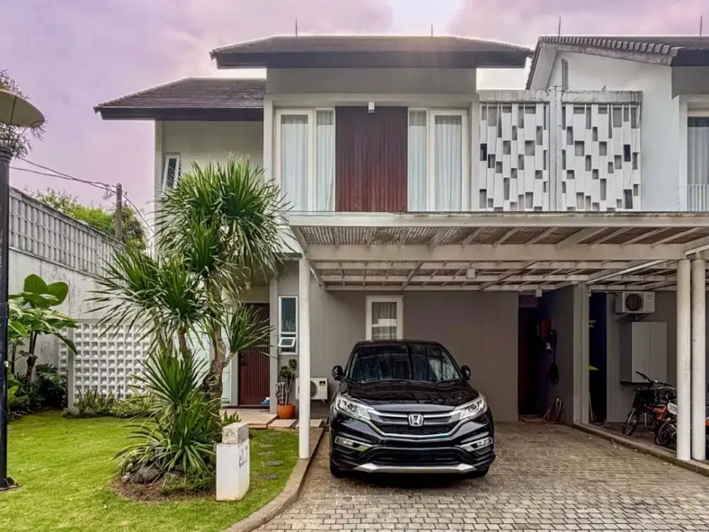 SIAP HUNI DESAIN MODERN DALAM CLUSTER EKSKLUSIF DI BINTARO