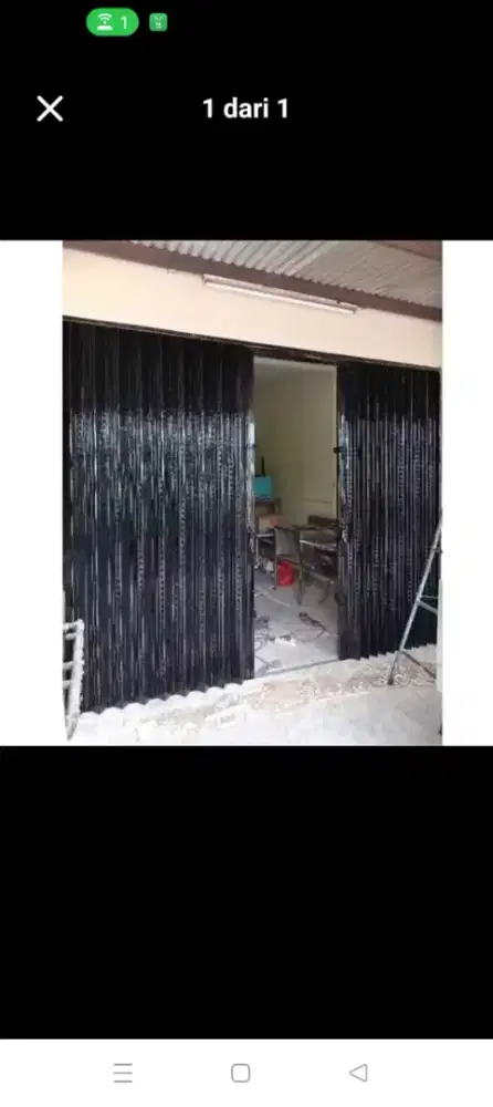 Folding gate rolling door murah