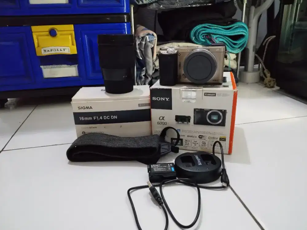Sony a6000 lensa sigma 16mm f1.4