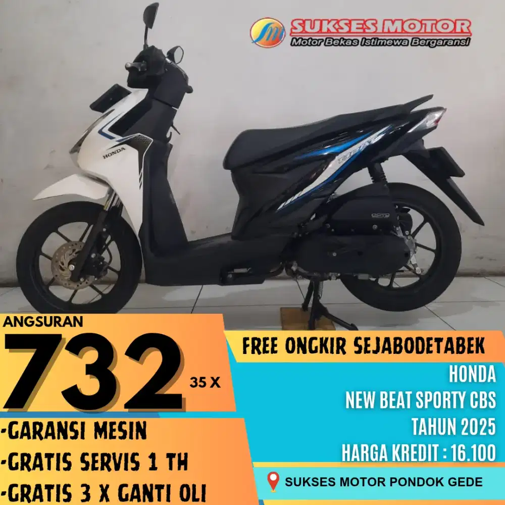 HONDA NEW BEAT SPORTY CBS TAHUN 2025