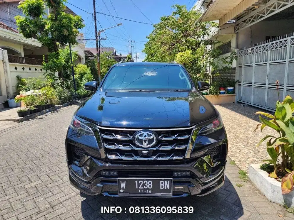 NEW FORTUNER VRZ GR SPORT 2021 DIESEL MATIC HITAM