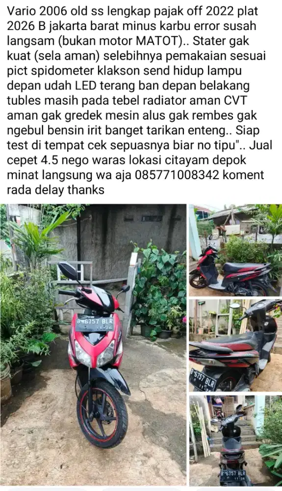 Vario 2006 ss lengkap