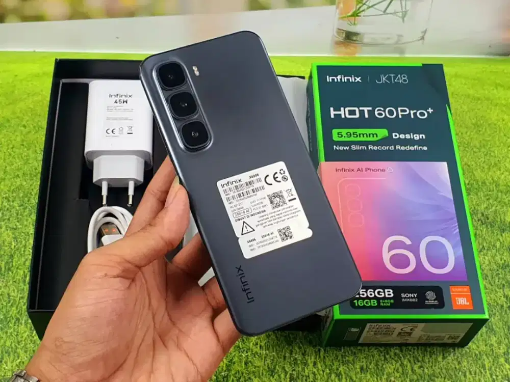 Infinix Hot 60 pro+ plus NFC 8/256 mulus 99% fullset like new