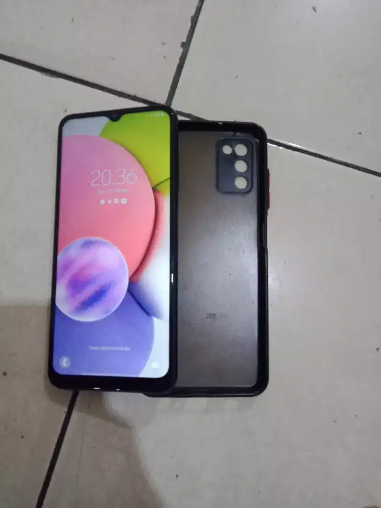 Samsung a03s ram 4/64 hp+dus siap pakai